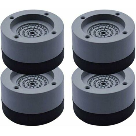 Tigrezy-4Pcs Patins Anti Vibration Tampon Anti-vibration Lave Linge Universel Pieds Stabilisateur Piédestal pour Lave-Linge Réfrigérateur