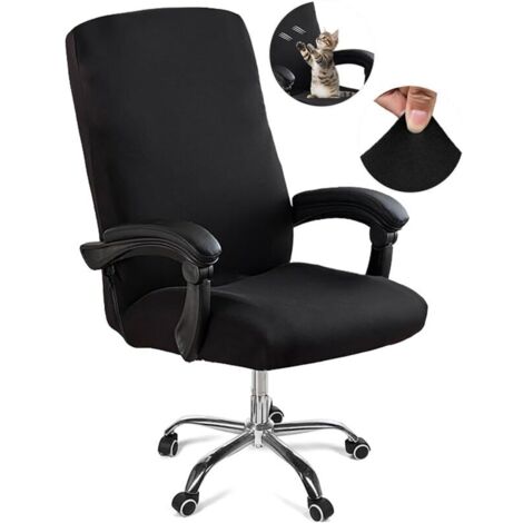 Housse de chaise de bureau, amovible et lavable, avec fermeture éclair, universelle, douce et lavable, pour animaux de compagnie (1/4)