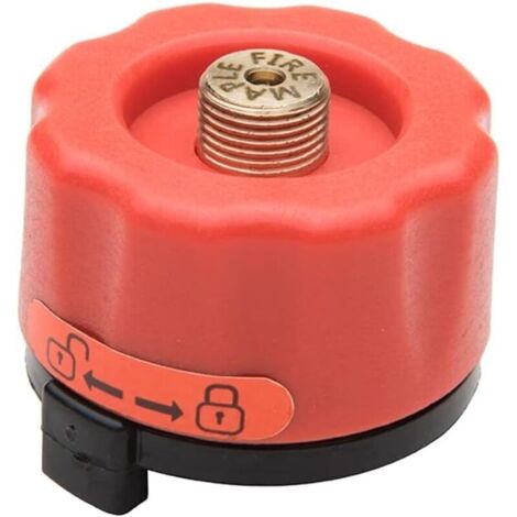 Adaptateur de Gaz pour Réchaud de Camping Convertisseur d'adaptateur de Bouteille de Gaz pour Cartouche de Butane en Cartouche de Gaz Vissée pour Une Utilisation en Extérieur.