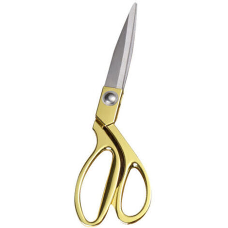 Ciseaux Couture Professionnel Doré - Ciseaux Tissu en Acier Inoxydable 26,4 cm - Ciseaux de Couturiere Pour Tissu, Vêtements, Cuir, Jean, Retouche, Couture et Confection