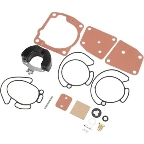 Kit de Réparation du Carburateur Hors-bord 16pcs 435442 Remplacement de Johnson V4 V6 1995‑2002 438996