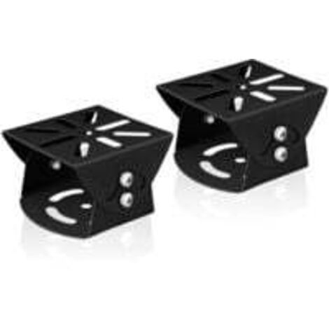 Lntyq 75x80x52mm Lot de 2 supports de mât universels pour caméra de surveillance, montage en métal, support d'angle en acier inoxydable pour caméra de surveillance et caméras de vidéosurveillance en (1/5)