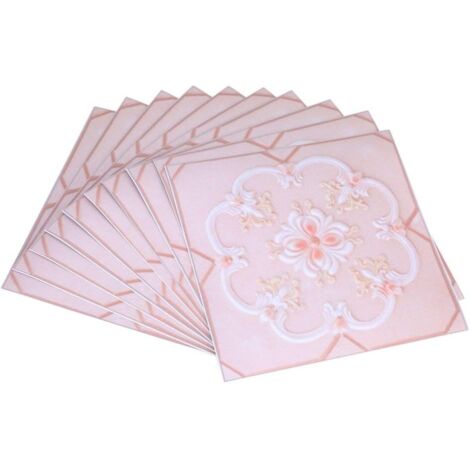 8 CM 8 CM Sticker Mural 3D Stéréo Simulation Autocollant Carrelage Autocollant Chambre Chambre Salon Décoratif PVC Autocollant 10 PCS (1/5)