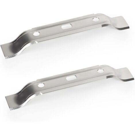 Deux lames de tondeuse en acier inoxydable de 20 cm pour tondeuses robotisées, compatibles avec Stihl. (1/4)
