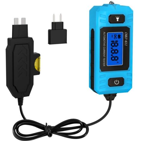 Testeur de circuit automobile, testeur de fusibles, fusible à lame max. 48 V, mesure de circuit, ampérage, testeur de lame automobile