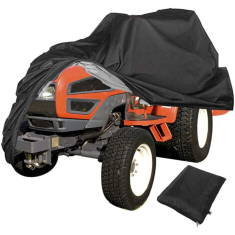 Housse pour tondeuse autoportée - 183 x 137 x 117 cm - Tissu résistant 210D, protection UV, anti-poussière - Toutes saisons