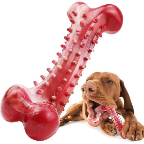 Jouets pour Chiens,os a Macher pour Chien,Jouets en Caoutchouc Naturel AdaptéS au Nettoyage des Dents des Chiens de Taille Moyenne et Grande,Jouet Indestructible pour Gros Chien (1/4)