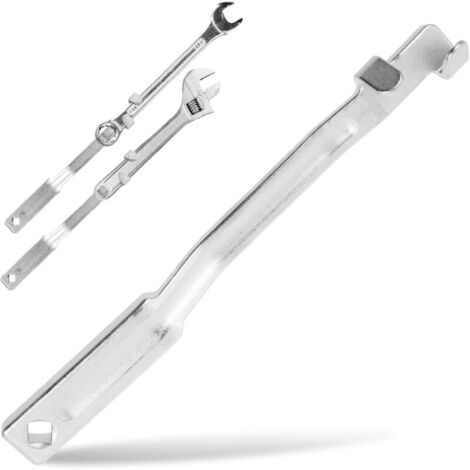 Outil de Rallonge de Clé Universelle Outil d'extension de Clé Outil d'amplification de Couple d'Extension de Clé Outil Adaptateur de Clé Poignée d'Entraînement 1/2" pour Clé Universelle (1/4)