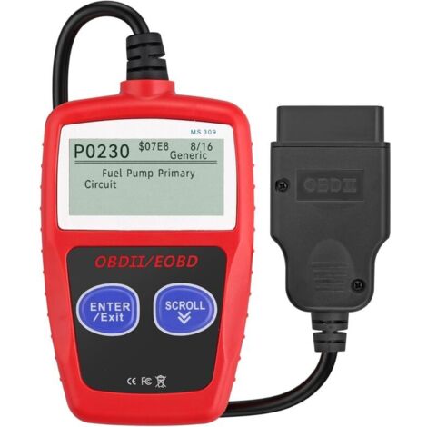 Scanner OBD2 pour lecteur de codes - Prend en charge 5 langues : anglais, allemand, néerlandais, espagnol et français. (1/4)