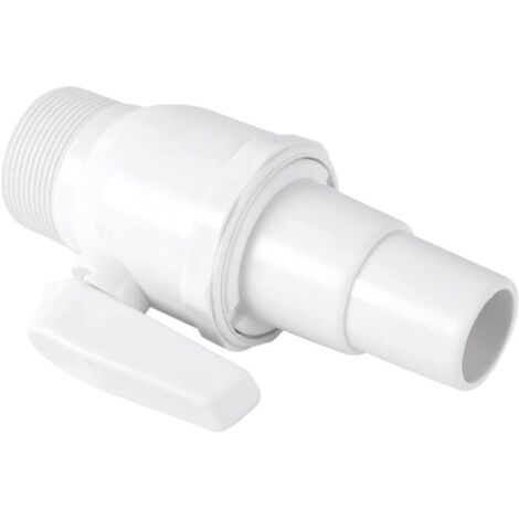 Vanne d'arrêt pour piscines, compatible avec les pompes de filtration à piston pour piscines, pièces détachées pour pompes (1/4)