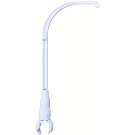 Bras de mobile pour berceau de 23 pouces, largeur réglable, pour chambre d'enfant, décoration de jouets (bras de mobile pour berceau)