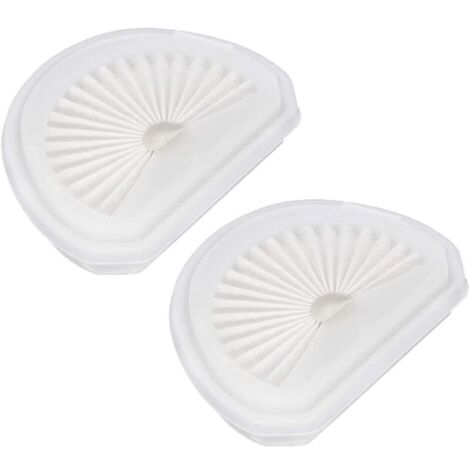 Lot de 2 cartouches de rechange pour filtres d'aspirateur Black & Decker Dustbuster série VLPF10 HLVA315J 320J 325J.