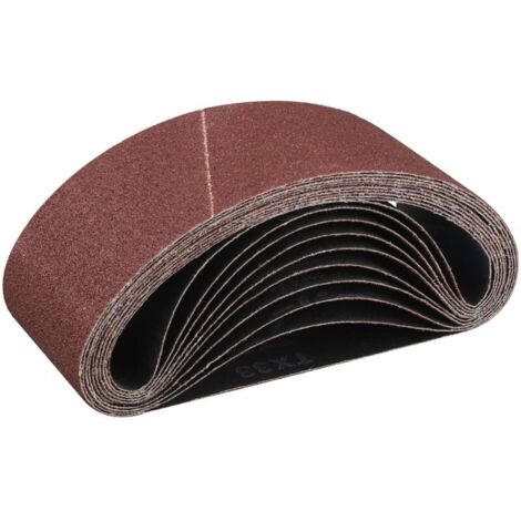 Bande Abrasive 75x 457 mm,10PCS 60 grain Ensemble de Bandes Abrasives (1/4)