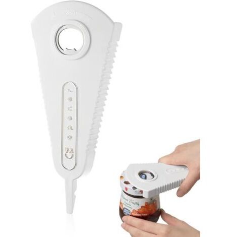 1 Pièce Ouvre Bocal Manuel, Ouvre Bouteille Sans Effort, Multifonctionnel 2 en 1 Ouvre Bouteille, Ouvre Bocaux pour Les Personnes Âgées, Les Enfants, Les Personnes Souffrant D'Arthrite (1/5)