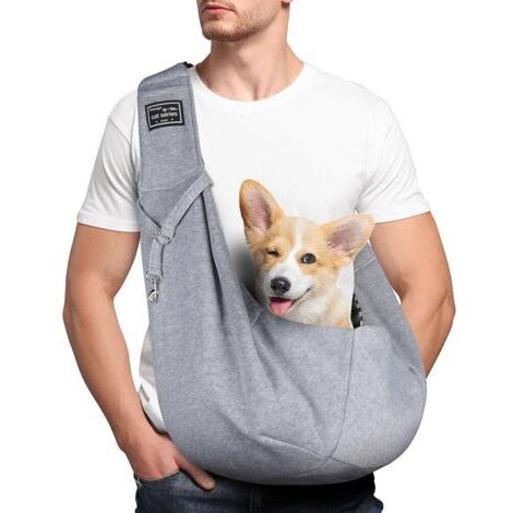 LaBlanc - Sac de Transport pour Chien Chat,Sac de Transport Bandoulière Réglable pour Animal de Compagnie, pour Chiens/Chats de Taille Moyenne Jusqu'à 7,5 kg pour Chien et Chat Voyages en Plein air (1/5)