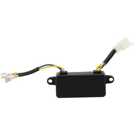 Régulateur Groupe Electrogene, Régulateur de Tension Avr 3KW, Avr pour Generateur a Essence, 250V 220UF Avr pour Générateur Essence Monophasé 2-3Kw Noir (1/4)
