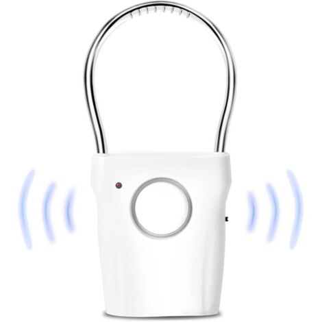 Alarme de Porte et Fenêtre,Alarme de poignée de Porte,Capteur de portefenêtre,Alarme de Porte,de Porte Alarme Anti-vol Vibration , Alarme Maison sans Fil Alarme Antivol, 120dB