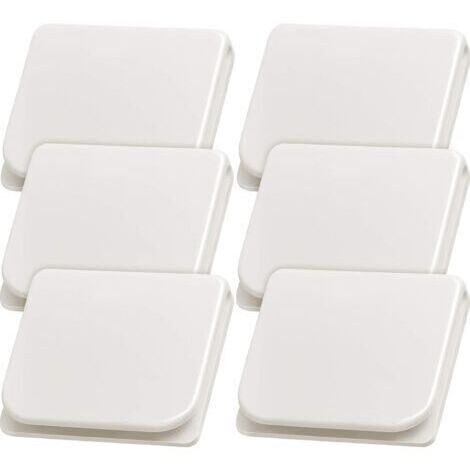 LaBlanc - Clips de rideau de douche Clips de rideau de pulvérisation coupe-vent Clips de rideau autocollants Clips de protection de protection de douche (6 pièces) (1/5)