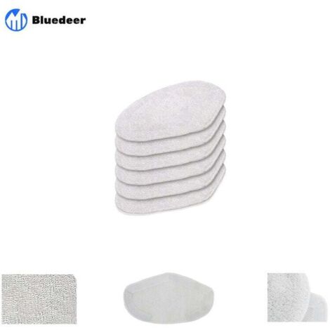 Serpillères Remplacement pour Polti Vaporetto Brosse Vaporforce, Produit Authentique pour Smart 35Mop, Smart 40Mop, etc (6 pièces) (1/4)