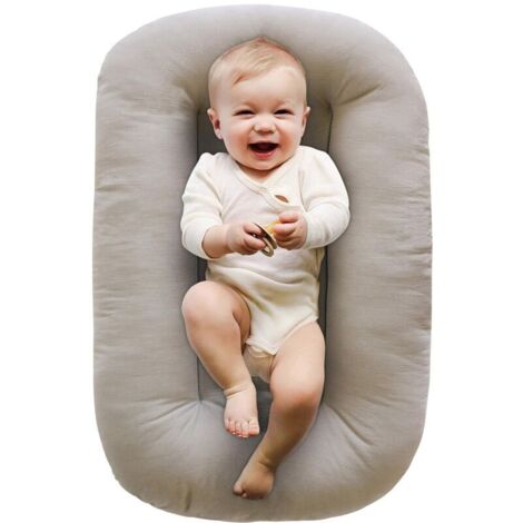 Transat et siège de sol pour bébé Essentiels pour nouveau-né Coton biologique, rembourrage en fibres Sparrow