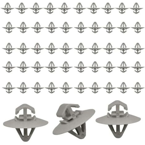 Lot de 50 clips de rechange en plastique durable pour garniture de panneau de porte latérale Vauxhall Vivaro, Renault, Nissan, Opel et Iveco (1/4)