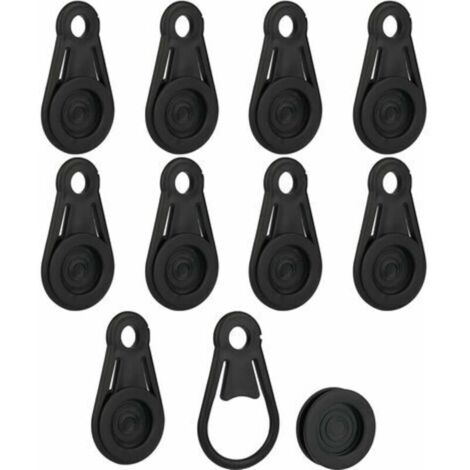 10 Pièces Clips de Bâche, Pince pour Bache, Pinces à Bâche Pinces à Pinces d'Arrimage pour Bâche pour Bâches de Voiture, Tentes, Auvents et Bâches de Piscine (1/4)