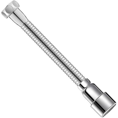 Rallonge Robinet Cuisine,Extension De Robinet,20cm Rallonge De Robinet Flexible à 360°,Rallonge Multifonction Avec 2 Modes De PulvéRisation,Sens Fixable Pour Cuisine Et Salle De Bain (1/4)