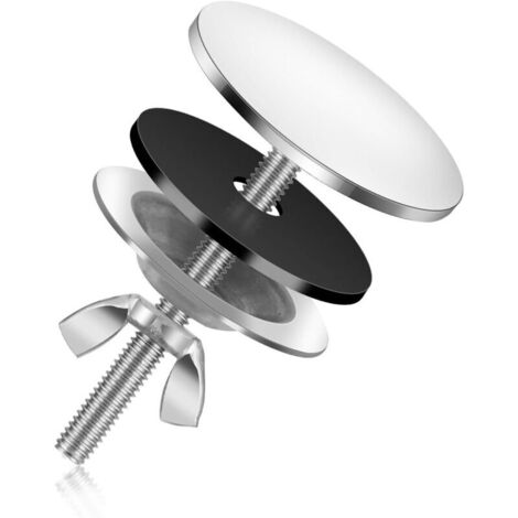 Couvercle Trou Robinet, 5cm Acier Inoxydable Couvercle de Trou de Cuisine Bonne Étanchéité Bouchon de Robinet d'Évier de Trou de Robinet d'Évier pour la Prévention des Fuites-Argent