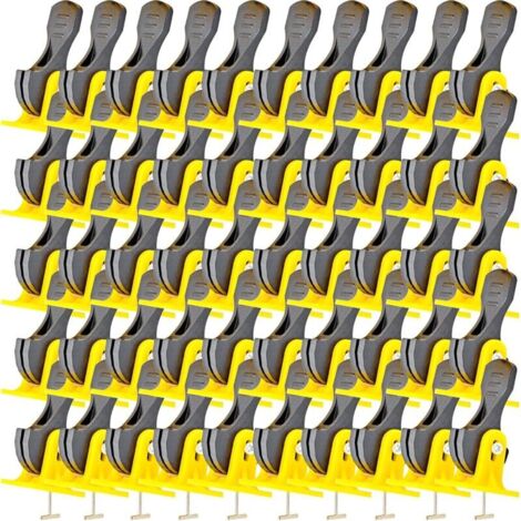 50 Pièces nivellement et nivellement de carrelage pour nivellement de carrelage, kit d'outils de construction d'aiguilles en acier remplaçables (1/4)