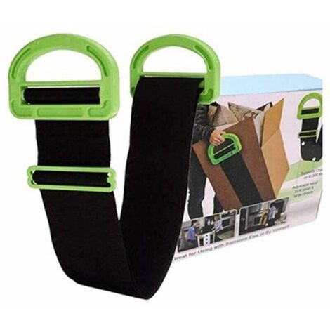 Sangles de Transport Ajustable, Sangle de Levage, Transport Belt Heavy Duty Carrying Belt Furniture Transport Belt, pour les meubles, boîtes, matelas, construction