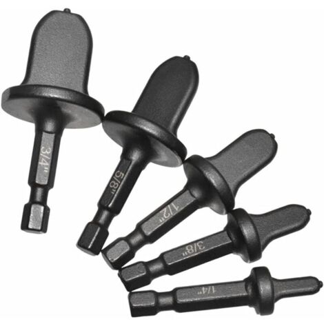 5pcs Tube Expanseur en Cuivre Extenseur de Tube en Cuivre Tige Hexagonale de Climatisation Ensembles D'expandeurs de Queue en Cuivre Tuyau d'expansion Kit de Réparation 1/4" 5/8" 1/2" 3/8" 3/4" (1/4)