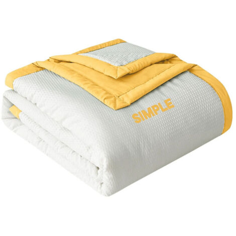 Couverture Xubond absorbant la chaleur corporelle pour rester au frais la nuit. Couverture légère pour les voyages et l'extérieur. Idée cadeau idéale. Couvertures multicolores. (1/4)