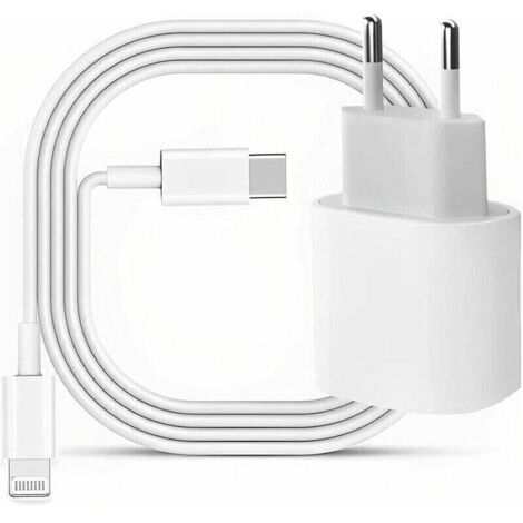 Chargeur - [Apple MFi Certifié] - Chargeur Rapide PD 20W usb c avec cable 6FT C vers Lightning Adaptateur de Chargeur de Type C pour 14/14 Plus/14 Pro/14 Pro Max/13/12/11/X/SE/iPad Pro