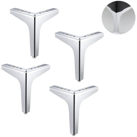 Pieds triangulaires modernes pour meubles, support solide pour commode et canapé (1/4)