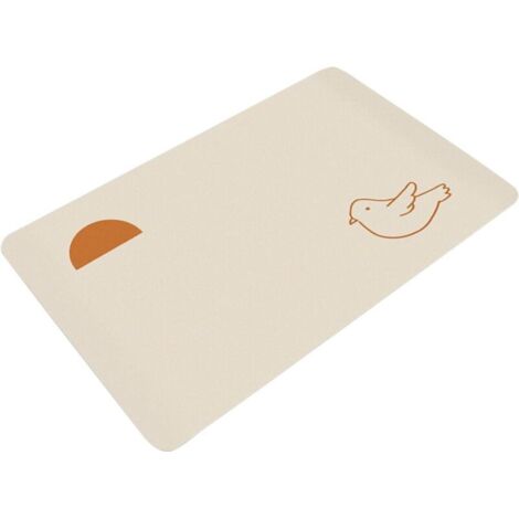 Tapis de bain avec imprimé animal minimaliste pour salle de bain, cuisine et entrée largement utilisé (1/4)