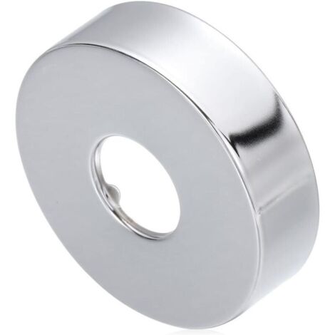 Lot de 2 rosace robinet de Ø 25 mm (3/4") - rosace mitigeur douche,rosace robinet douche,rosace robinet mitigeur - rosace pour robinets de douche, robinets, radiateurs(argent, 66 x 30)
