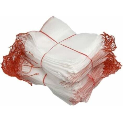 LaBlanc - Lot de 50 Sacs en Filet Anti-Insectes,Filet de Jardin Protection en Nylon,Sac Protection Fruits et Plantes Réutilisables,Sachet pour Raisin Anti-Oiseaux avec Cordon de Serrage (25 x 15cm) (1/4)