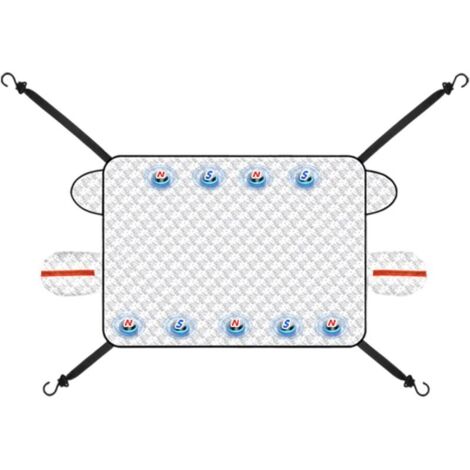 Couverture de pare-brise pour la glace et la neige couverture de neige pare-brise à 5 couches avec bords magnétiques a (1/4)