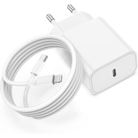 Chargeur iphone Rapide,certifié Apple MFi 20W Chargeur Rapide USB c pour iphone avec 2m Câble USB C pour Apple iPhone 14/14Pro/13/13 Mini/13 Pro/13 Pro Max/12/12 Pro/12 Pro Max/11/11 Pro