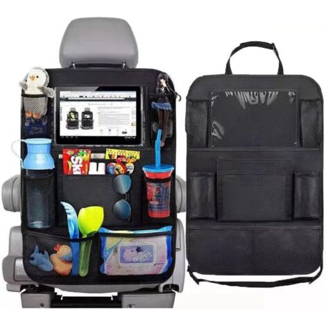 Organisateurs de Voiture tissu oxford pour éviter les coups de pied,utiliser pour organiseur pour siège arrière de voiture,12 inch iPad/poche,organiseur pour de voiture enfants (1 pièces)