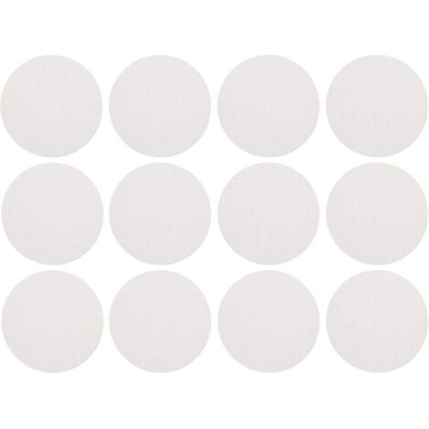 Lot de 12 tapis antidérapants pour douche/baignoire, transparents, auto-adhésifs, ronds, faciles à retirer (1/4)