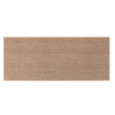 Tapis de cuisine lavable et antidérapant, tapis de couloir, tapis de sol de cuisine en lin et jute antidérapant pour devant l'évier, tapis de cuisine, tapis de salon et tapis à semelles en caoutchouc (1/4)