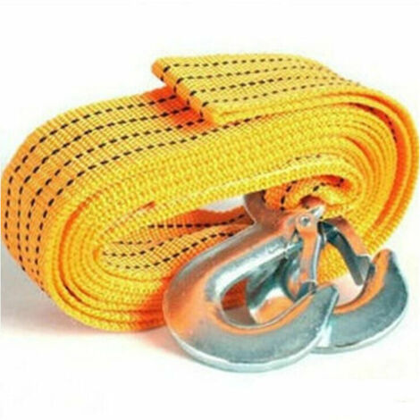 Corde de remorquage en nylon Cordes de remorquage polyvalentes Sangle de remorquage Corde de remorquage de voiture avec crochets 4 mètres - 4 mètres - 4 mètres (1/4)