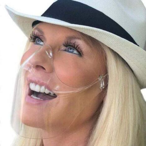 1 pcs bouche nose visière masque facial transparent visage protection visage Visière-
