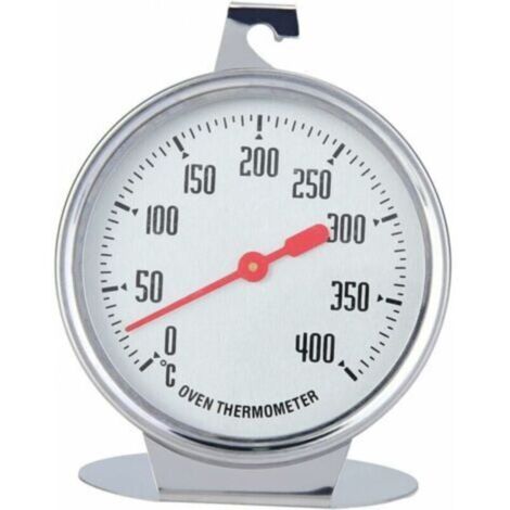 Thermomètre de Cuisson à Four, Indicateur de Température Thermomètre à Lecture Instantanée Sonde en Acier Inoxydable avec Crochet pour Cuisson au Four ou Barbecue,7 x 9 cm
