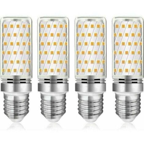 LaBlanc Ampoule E27 Mais LED 12W Blanc Froid 6000K, 1450LM, 360° Lumiere, Équivalent Halogène E27 100W, AC 230V, Lampe E27 LED Mais Froid pour L'éclairage Intérieur, non-dimmable, lot de 4 (1/4)