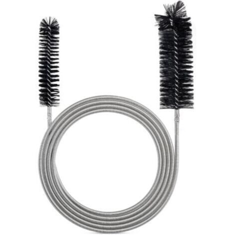 Brosse de nettoyage flexible pour tube d'alimentation,Outil de nettoyage de tuyau,Noir(2M) (1/4)