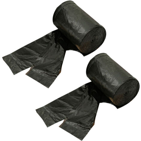 Sacs poubelle (lot de 200) pour salle de bain, cuisine, chambre, bureau et poubelle de voiture pour animaux. (1/4)