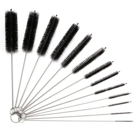 Tube Brosse de Nettoyage 13pcs Kit, Brosse de Nettoyage Tube pour Bouteille en Verre Bébé Biberon Bouilloire Clavier, Tuyau Brosses de Nettoyage (1/4)