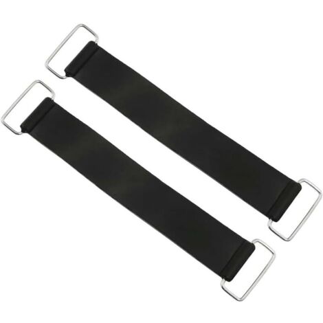 2 Pièces Bande élastique en Caoutchouc pour Batterie Sangle de Fixation de Batterie en Caoutchouc de Moto Ceinture de Fixation élastique de Scooter Sangle Moto Remorque pour Moto